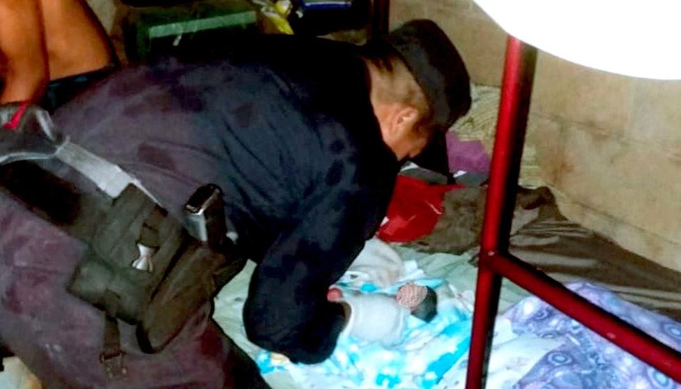 Policías atienden parto en Panchimalco