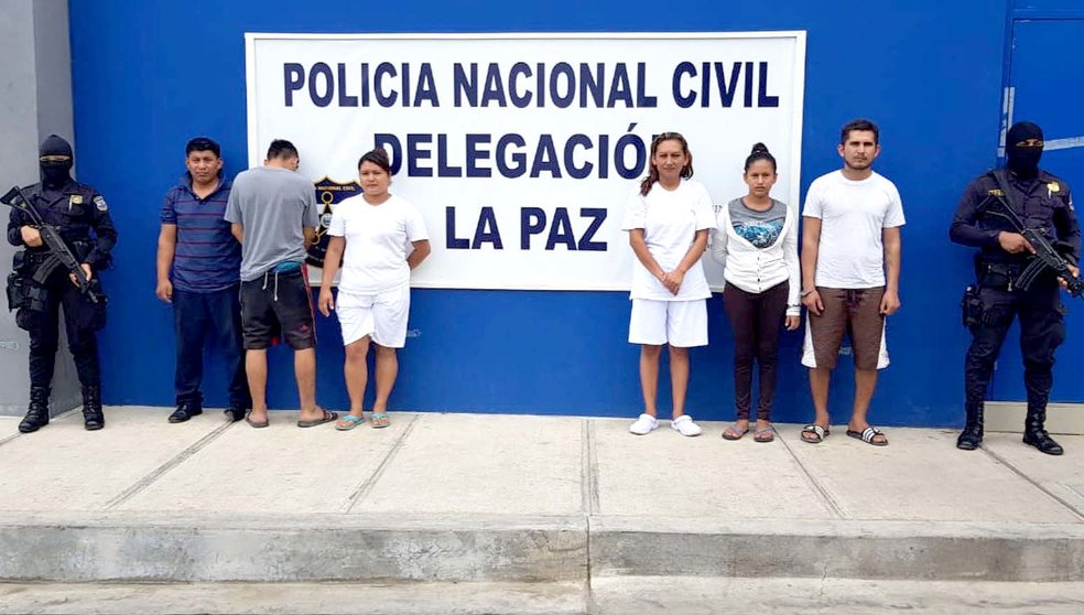 Extorsionistas detenidos en Zacatecoluca