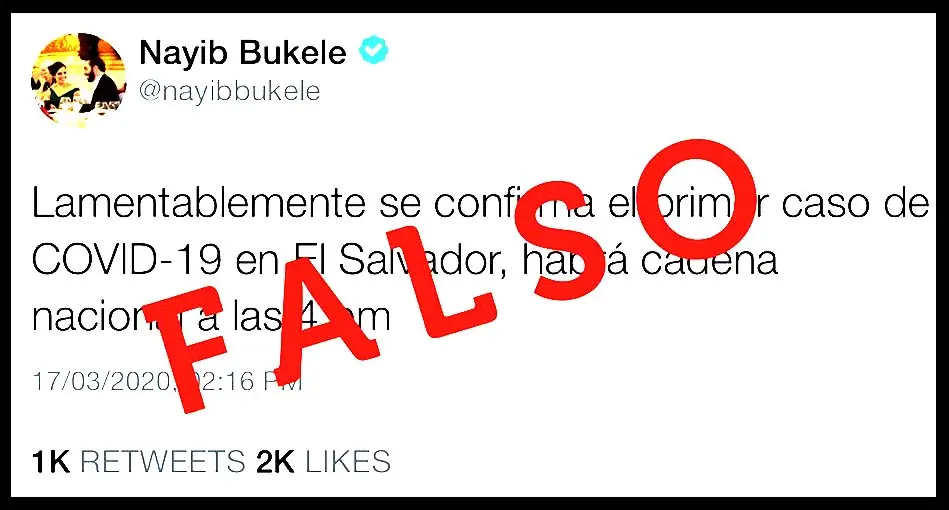 Información falsa será investigada 2