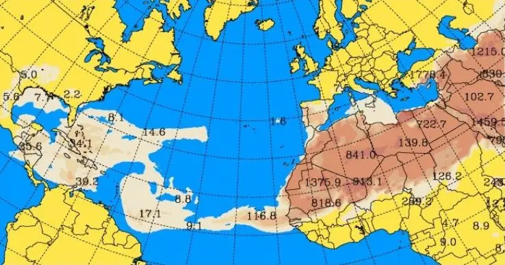 Polvos del Sahara