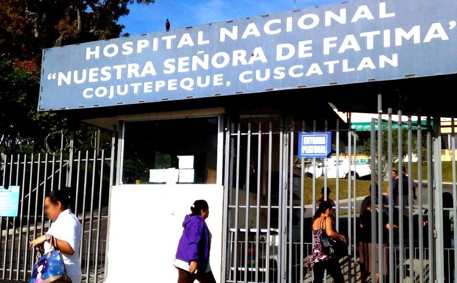 Hospital Nuestra Señoa de Fátima Cojutepeque foto Ministerio de Seguridad