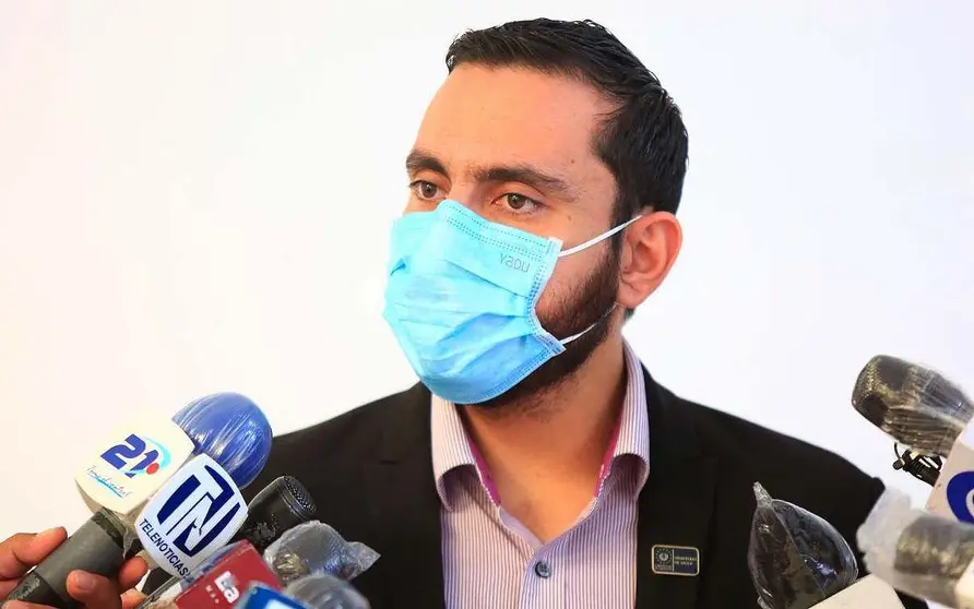 Ministro de Salud Francisco Alabí foto Secretaría de Prensa de la Presidencia