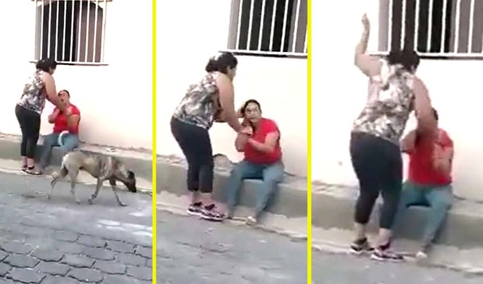 Dos mujeres pelan en Joroco Morazán 6 Imagenes tomadas de Canal 80