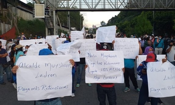Protestas contra Muyshondt