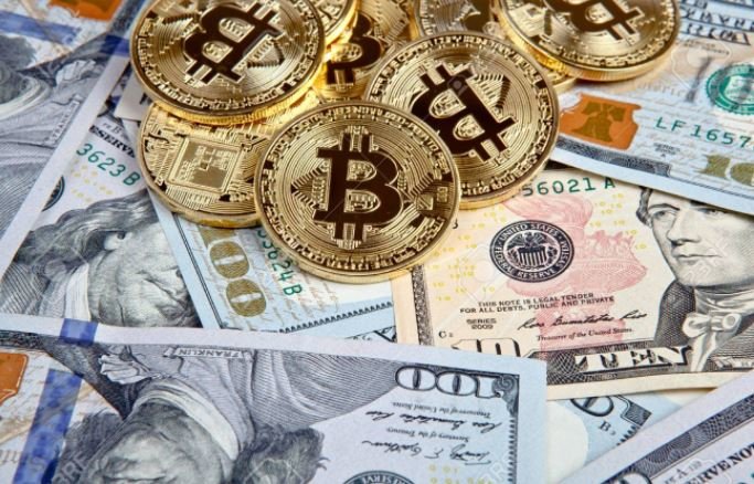 Bitcoin con dólares