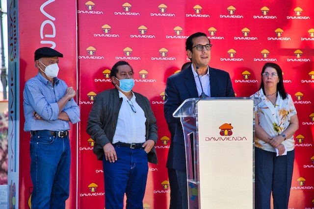 Inauguración de la Expo VOLARTE 2021 en los redondeles de las Fuentes de Beethoven, el 26 de noviembre de 2021, en San Salvador, El Salvador.
(Banco Davivienda Salvadoreño Photo/Salvador Melendez)