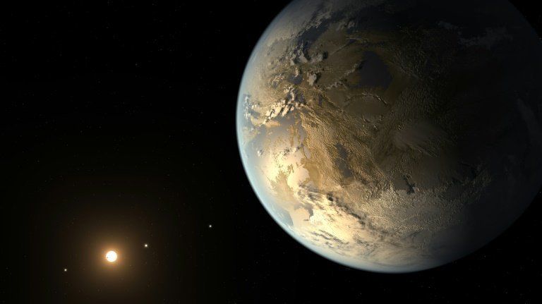 <p>El exoplaneta Kepler-186f el 17 de abril de 2014</p>