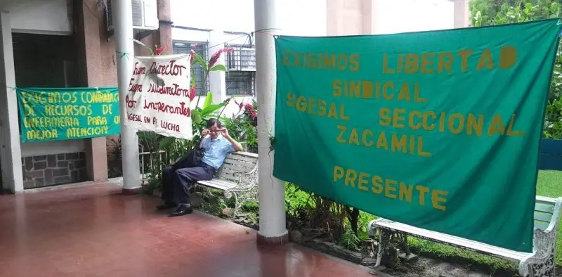 protesta zacamil