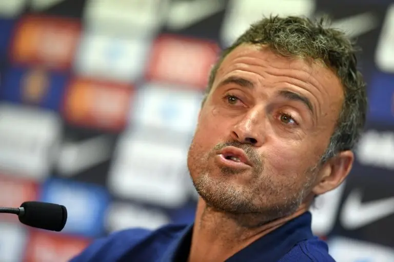 <p>Luis Enrique habla durante la rueda de prensa que dio este jueves 21 de julio en la ciudad deportiva del FC Barcelona</p>