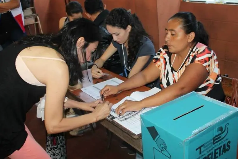 Mesas receptoras de voto