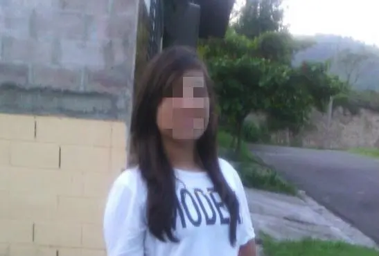 foto niña desaparecida