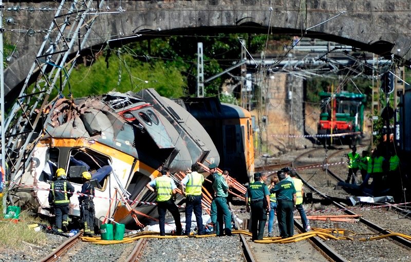 Accidente de tren España