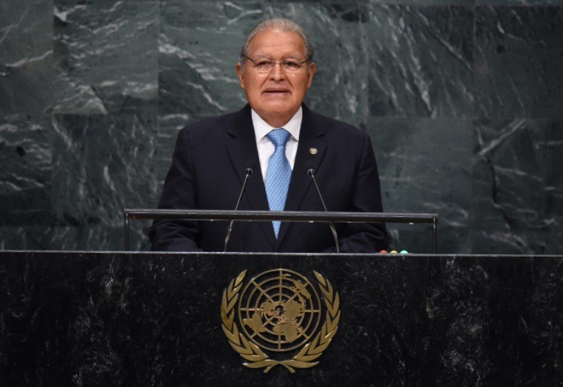 Presidente Salvador Sánchez Cerén ante la ONU