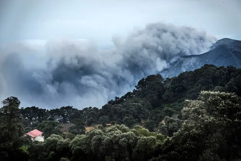 Volcán Turrialba de Costa Rica 