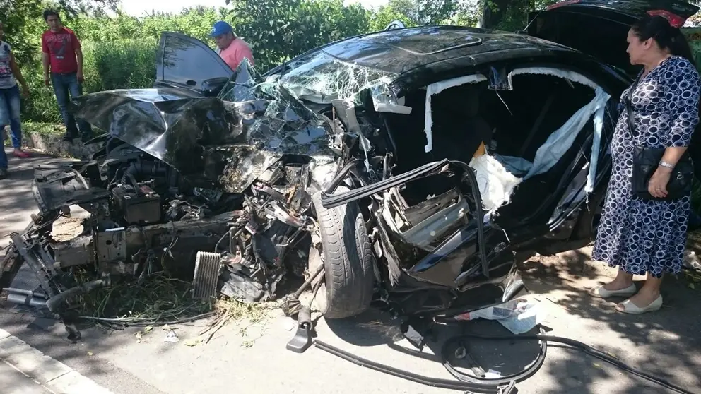 Accidente de tránsito puente Jiboa