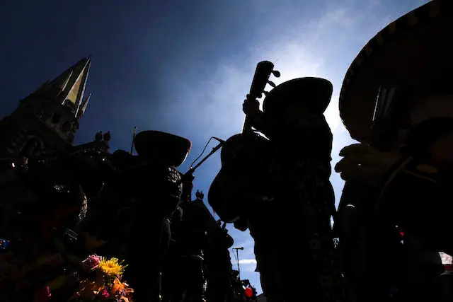 Mariachis en Guadalajara. Foto de referencia tomada de cuartoscuro.com/ Fernando Carranza.