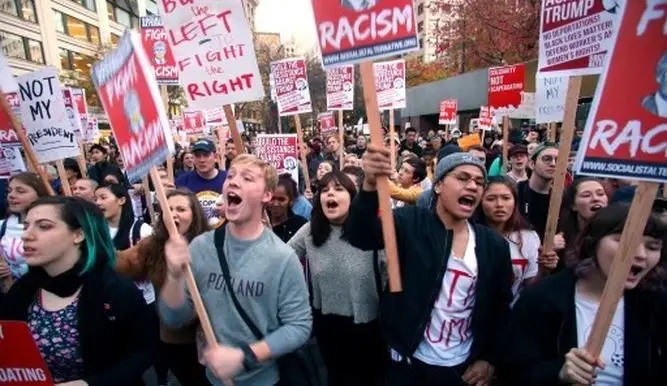 protestas contra trump