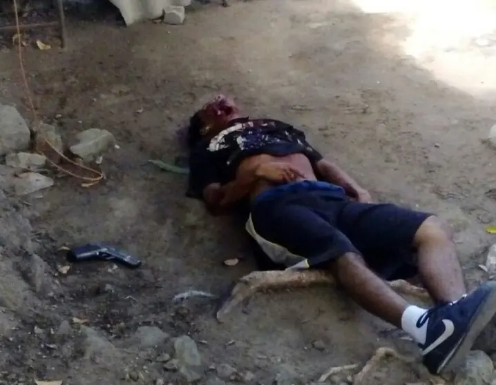 Pandillero muerto