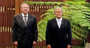 sánchez cerén raúl castro