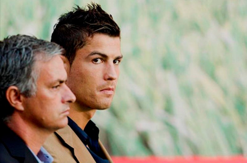 Cristiano y Mourinho