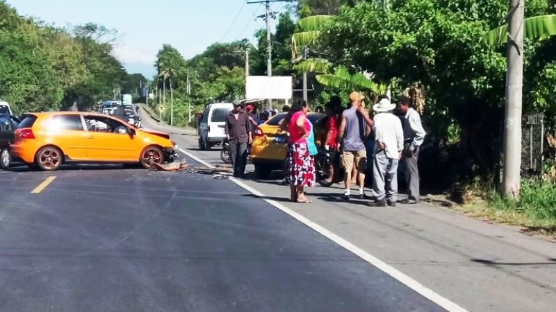 Accidente de tránsito en Aguilares