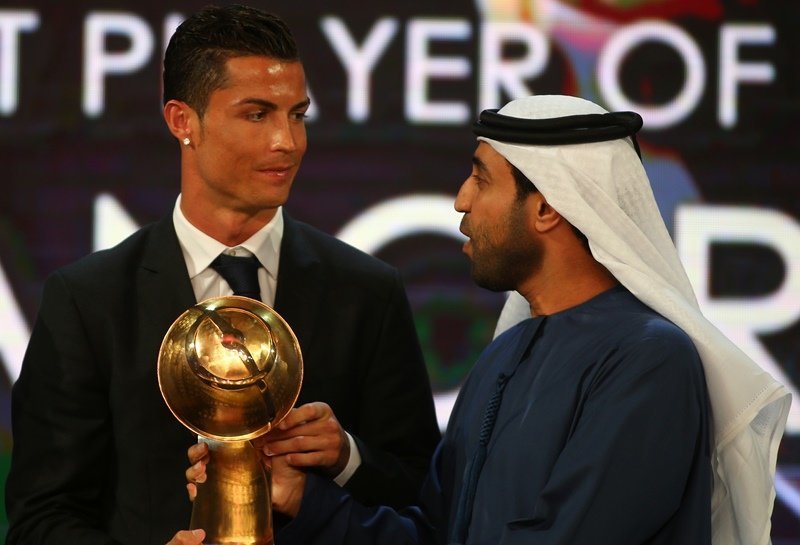 Cristiano Ronaldo ganó el Globe Soccer Awards