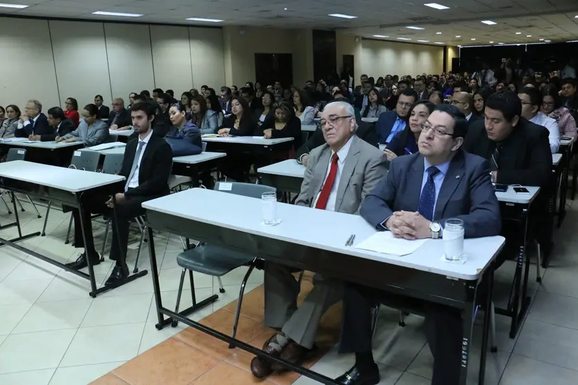 Berlarmino Jaime y Rodolfo Gonzalez, magistrados de la Sala.