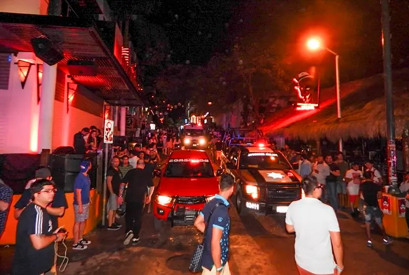Bar Blue Parrot, playa El Carmen