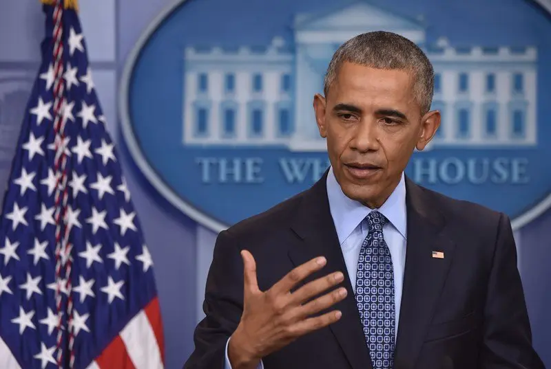 Obama durante su última conferencia