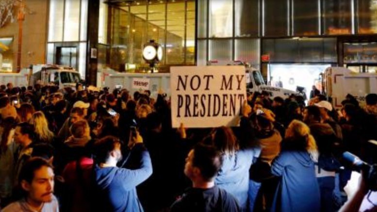 Protestas contra Donald Trump en Nueva York