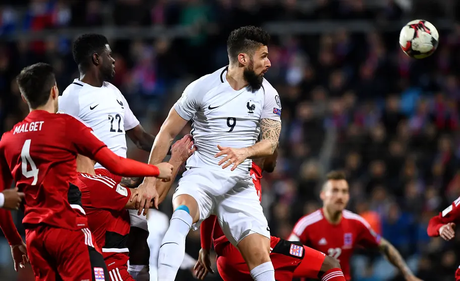 Olivier Giroud, delantero de Francia