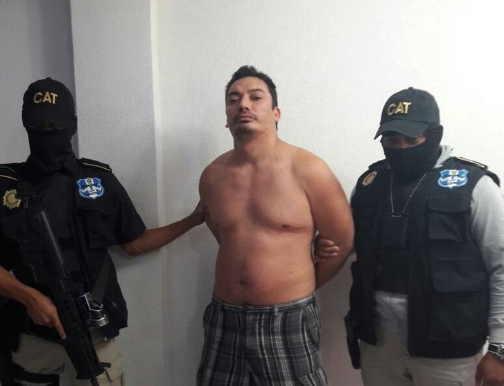 Pedro Benjamín Rivas, cabecilla MS detenido en Guatemala