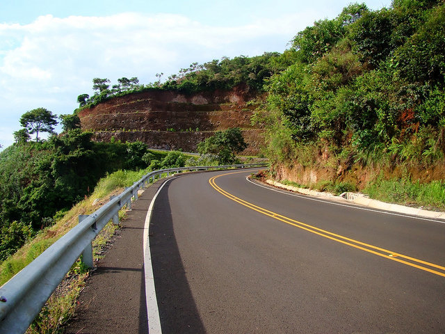 Carretera Longitudinal del Norte en el tramo entre San Luis La Reina y Ciudad Barrios