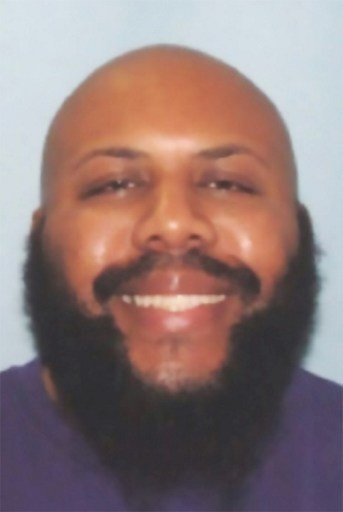 This handout photograph obtained April 17, 2017 courtesy of the Cleveland Police shows Steve Stephens who police are searching for after authoritites said Stephens had murdered a man live on Facebook in the US state of Ohio. 
Officials in the city of Cleveland said the suspect, 37, shot his 74-year old victim at random -- a cold-blooded killing which was livestreamed on the internet.  / AFP PHOTO / AFP PHOTO AND CLEVELAND POLICE / CLEVELAND POLICE / XGTY  == RESTRICTED TO EDITORIAL USE  / MANDATORY CREDIT:  "AFP PHOTO / CLEVELAND POLICE" / NO MARKETING / NO ADVERTISING CAMPAIGNS /  DISTRIBUTED AS A SERVICE TO CLIENTS  ==
