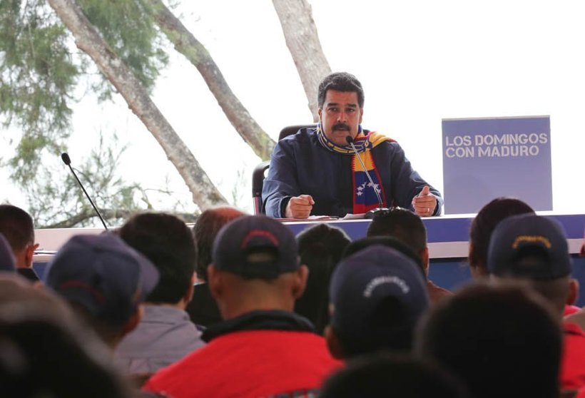 Nicolás Maduro en su programa televisivo