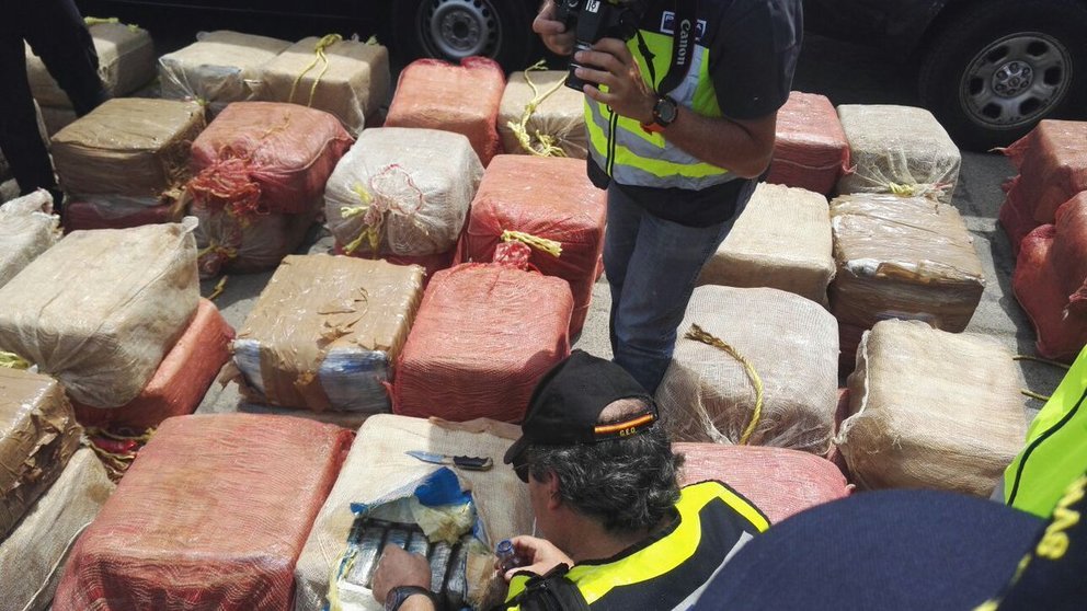 Incautación de 2.5 toneladas de cocaína en España