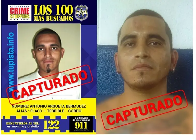 Osmín Argueta Bermúdez, "el Terrible", uno de los 100 más buscados