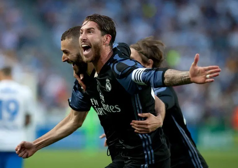 Sergio Ramos y Karim Benzema