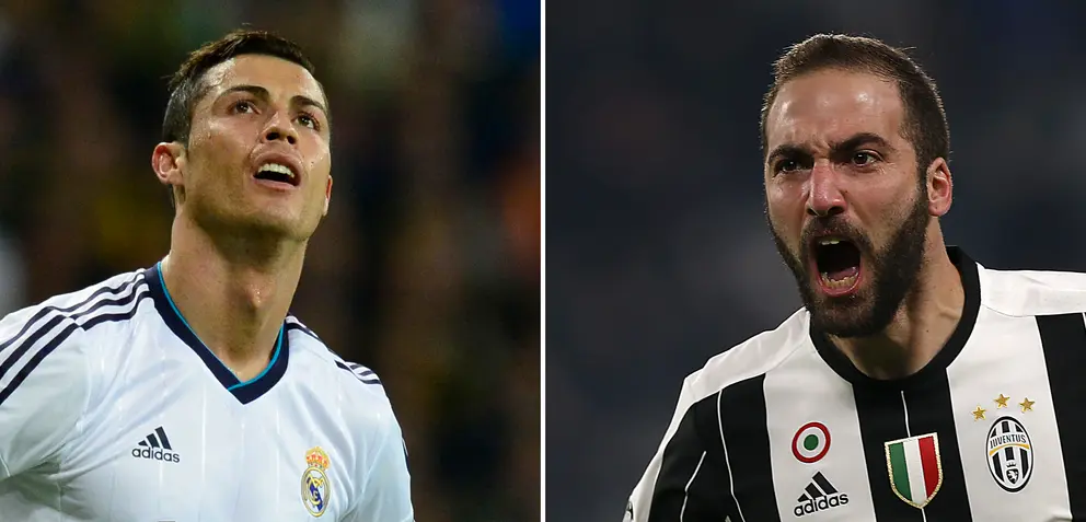 Cristiano Ronaldo y Gonzalo Higuain