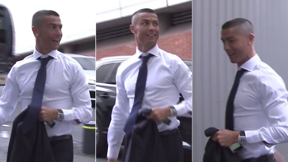 Cristiano Ronaldo apareció rapado en la celebración del título de la Champions League