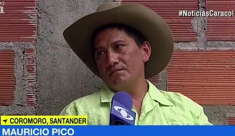 Campesino colombiano encarcelado