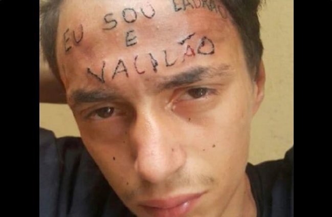 Ladrón fue tatuado en Brasil