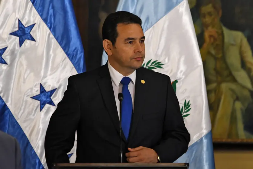 Jimmy Morales, presidente de Guatemala