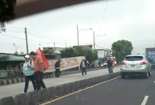 Bloqueo en la Juan Pablo II