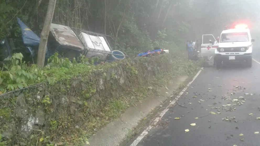 Accidente en Santa Tecla