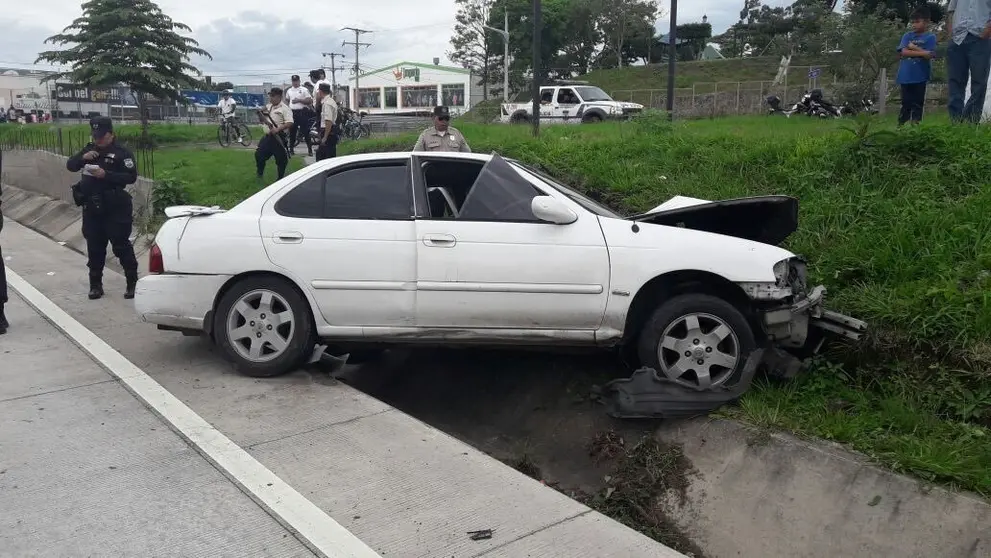 accidente de tránsito en bulevar Monseñor Romero