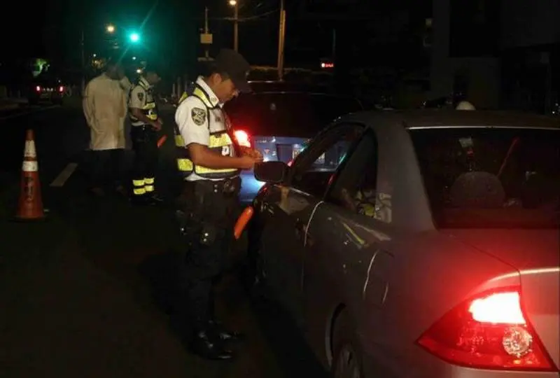 Retén policial