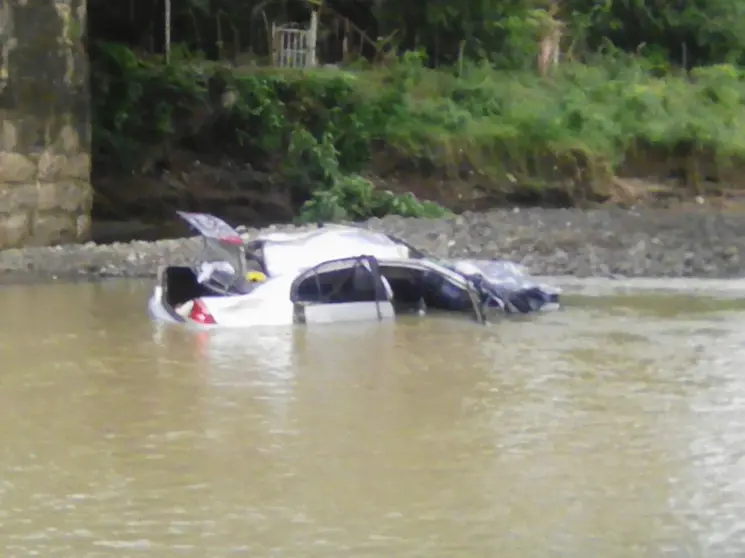 Accidente en puente Melara