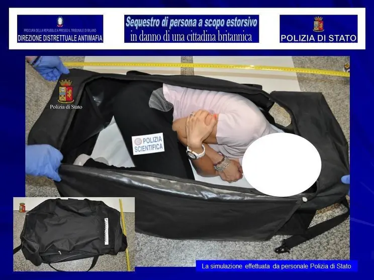 Modelo raptada en Milán