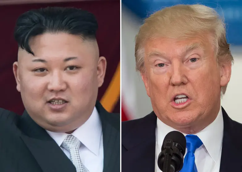 Kim Jong-Un y Donald Trump